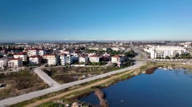 Türkiye Yakası harika antik şehir arkaplanı