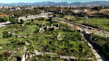 Türkiye Yakası harika antik şehir arkaplanı