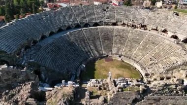 Türkiye Yakası harika antik şehir arkaplanı