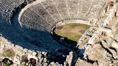 Türkiye Yakası harika antik şehir arkaplanı