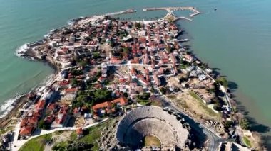 Türkiye Yakası harika antik şehir arkaplanı