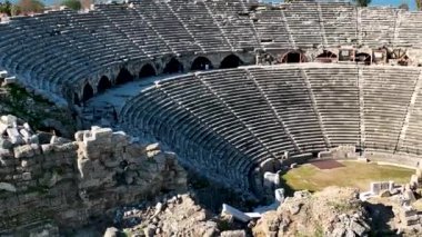 Türkiye Yakası harika antik şehir arkaplanı