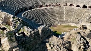 Türkiye Yakası harika antik şehir arkaplanı