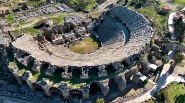 Türkiye Yakası harika antik şehir arkaplanı