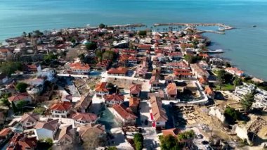 Türkiye Yakası harika antik şehir arkaplanı