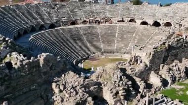 Türkiye Yakası harika antik şehir arkaplanı