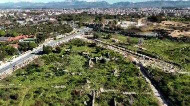Türkiye Yakası harika antik şehir arkaplanı