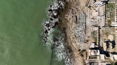 Türkiye Yakası harika antik şehir arkaplanı