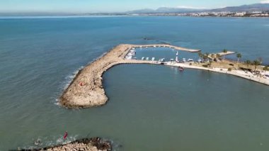 Türkiye Yakası harika antik şehir arkaplanı