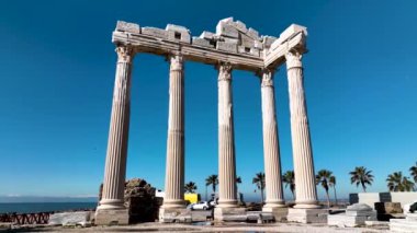 Türkiye Yakası harika antik şehir arkaplanı