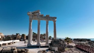 Türkiye Yakası harika antik şehir arkaplanı