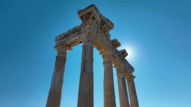 Türkiye Yakası harika antik şehir arkaplanı