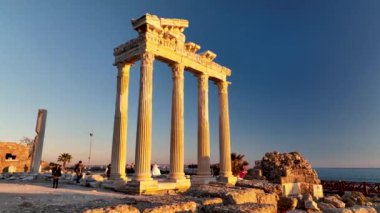 Türkiye Yakası harika antik şehir arkaplanı