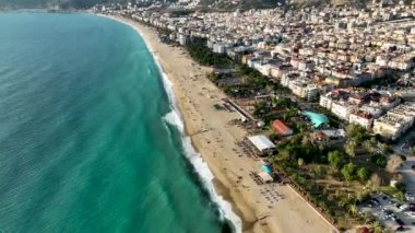 Paraşüt sporu harika görünüm arkaplanı