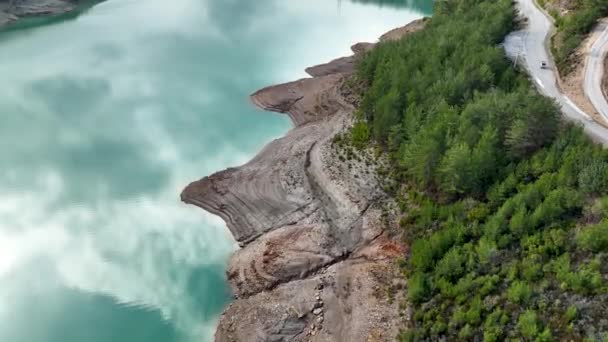 Mountain River Úžasné Pozadí Pohled — Stock video
