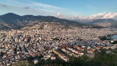 Paraşüt sporu harika görünüm arkaplanı