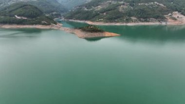 Mountain river awesome view green forest