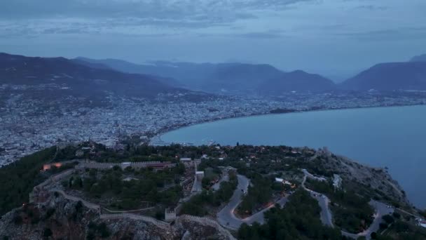 Mediterranean Coast Beautiful Background View — Αρχείο Βίντεο