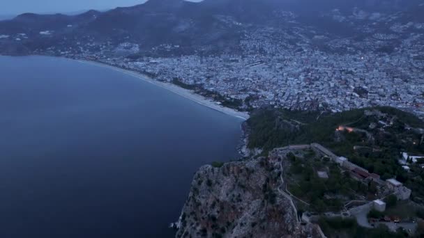 Mediterranean Coast Beautiful Background View — Video Stock