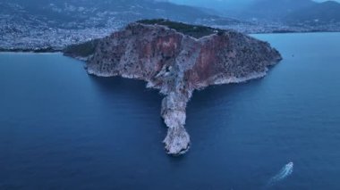 Mediterranean coast, beautiful background view 4K