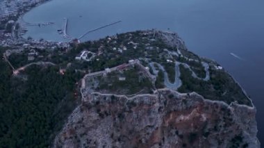 Mediterranean coast, beautiful background view 4K