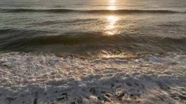 aerial view amazing spring sea 4 K