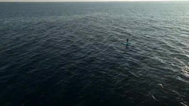 Healthy strong male enjoy outdoor active lifestyle and water sports on holiday vacation.