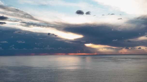 Perfect Aerial Background Beautiful Sunset — Αρχείο Βίντεο