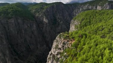 Beautiful nature of Turkey, canyon from a birds eye view