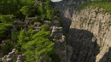 Beautiful nature of Turkey, canyon from a birds eye view