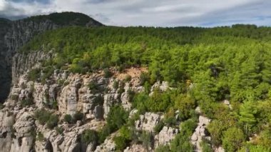 Beautiful nature of Turkey, canyon from a birds eye view