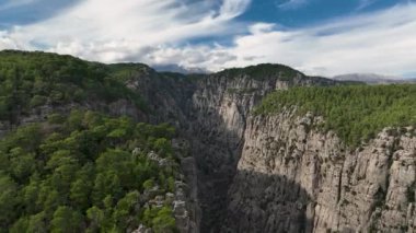 Beautiful nature of Turkey, canyon from a birds eye view