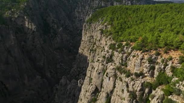 Amazing Tazi Canyon Turkey Greyhound Canyon Aerial View — Stock Video
