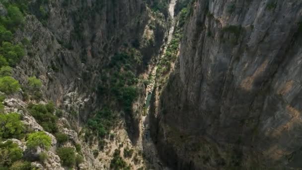 Amazing Tazi Canyon Turkey Greyhound Canyon Aerial View — Vídeo de stock
