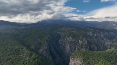 Beautiful nature of Turkey, canyon from a birds eye view