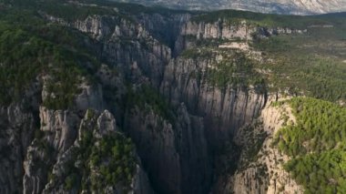 Beautiful nature of Turkey, canyon from a birds eye view