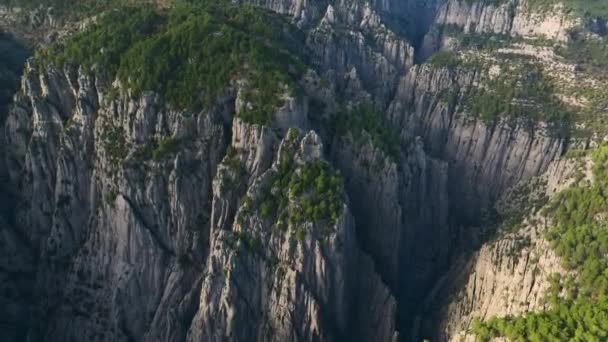 Amazing Tazi Canyon Turkey Greyhound Canyon Aerial View — Stock videók