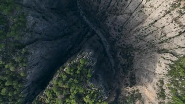 Amazing Tazi Canyon Turkey Greyhound Canyon Aerial View — Stock video