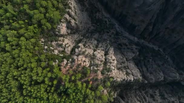 Amazing Tazi Canyon Turkey Greyhound Canyon Aerial View — Αρχείο Βίντεο