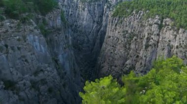 Beautiful nature of Turkey, canyon from a birds eye view