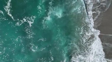 aerial view amazing spring sea 4 K