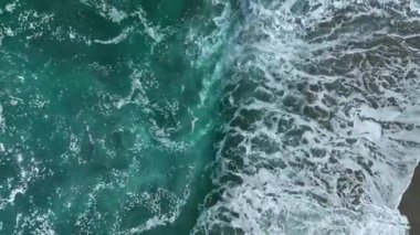 Aerial View Strong Storm Baskground Turkey Alanya