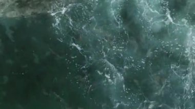 Aerial View Strong Storm Baskground Turkey Alanya