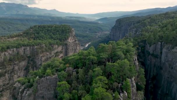 Дивовижний Каньйон Тазі Туреччина Каньйон Грейхаунд — стокове відео