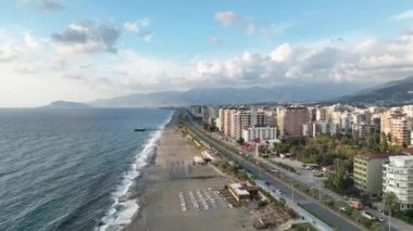 Kaliteli bir geçmiş, mavi deniz, sahil tatili 4K