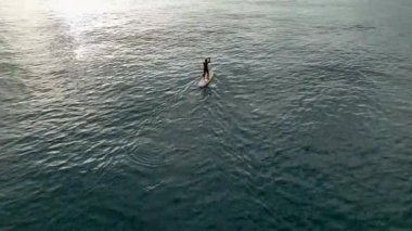 Healthy strong male enjoy outdoor active lifestyle and water sports on holiday vacation.