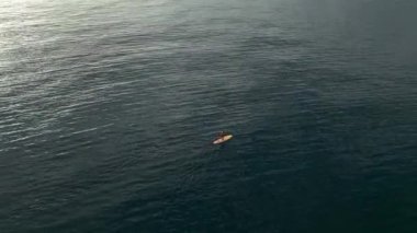 Healthy strong male enjoy outdoor active lifestyle and water sports on holiday vacation.