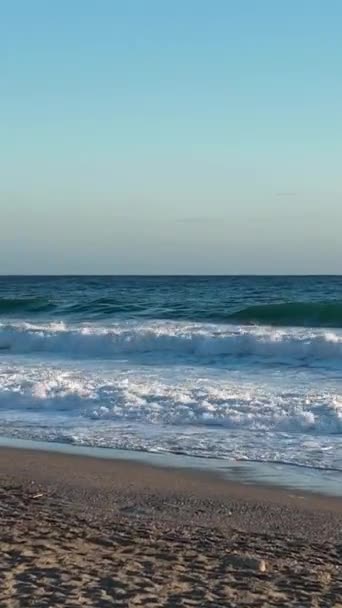 Textura Azul Del Mar Video Vertical — Vídeos de Stock