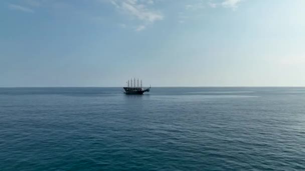 Pirat Havn Awesome Båd Tur – Stock-video