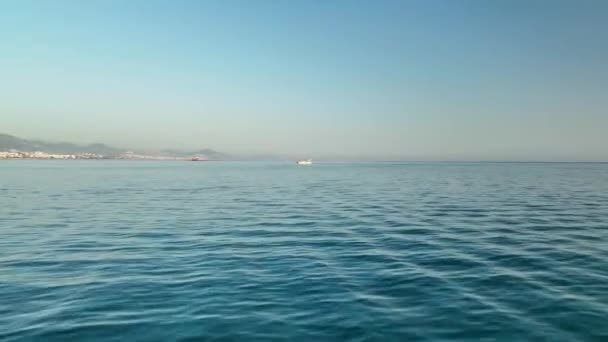 Turkey Alanya Pirate Harbor Awesome Boat Trip — Αρχείο Βίντεο